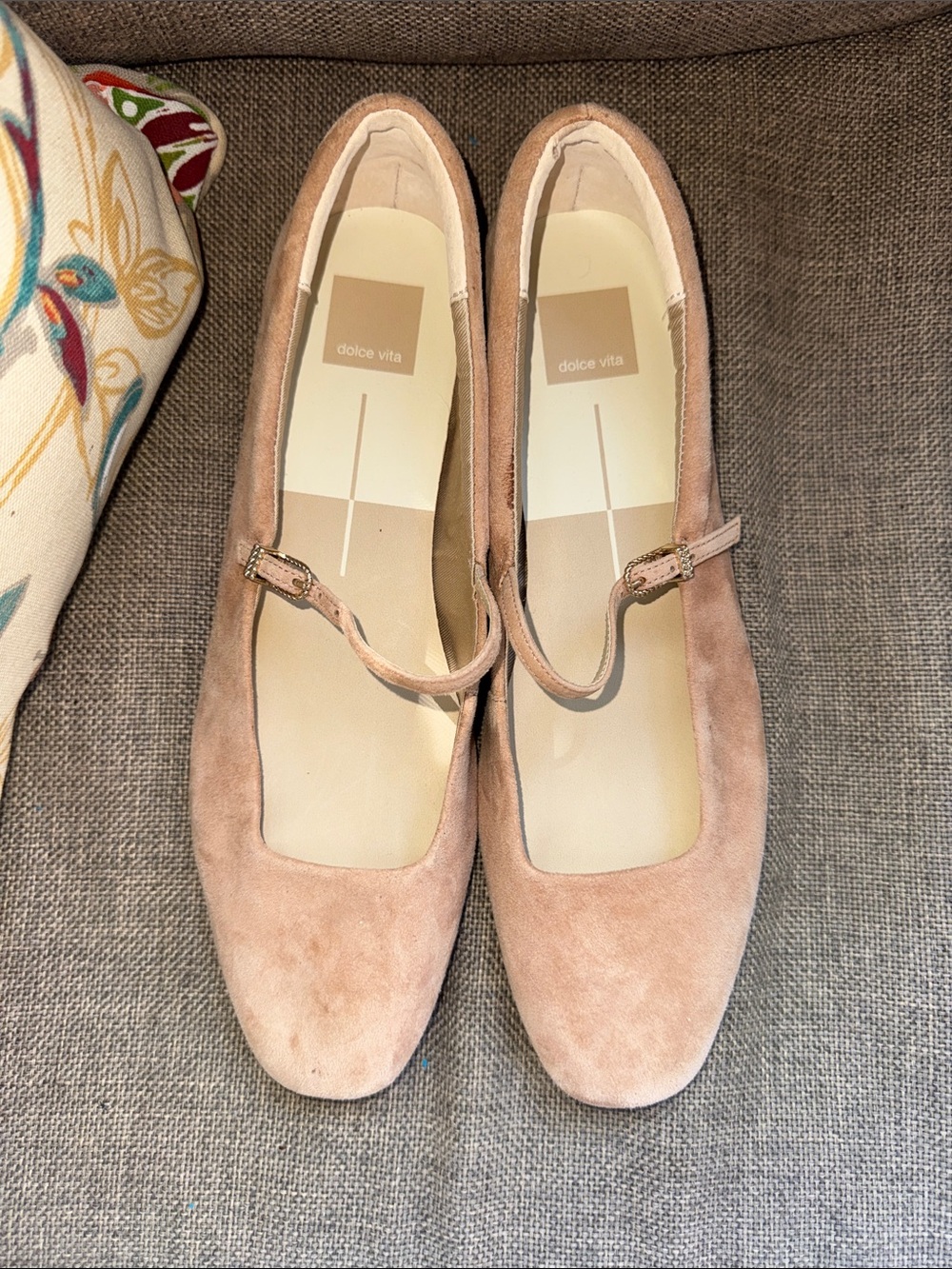 Dolce Vita Reyes Bamboo Suede Flats Size 10 NWOB